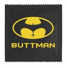 Le préservatif humoristique de "Buttman" à offrir à un proche | jourdefete.com