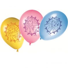 8 Ballons de Baudruche Princesses Disney