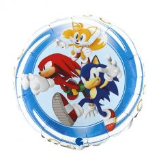 Ballon en aluminium arrondi - Diamètre 35 cm - Sonic the Hedgehog™