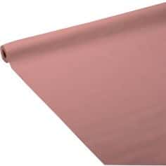 Un splendide rouleau de nappe en voie sèche de couleur rose pétale | jourdefete.com