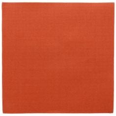 50 serviettes microgaufrées couleur terracotta de 38 x 38 cm dépliées