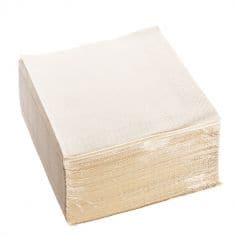 100 serviettes ouate de cellulose couleur grège de 38 cm | jourdefete.com