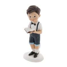 Une magnifique figurine de communiant avec missel à poser sur votre table lors de la communion de votre garçon | jourdefete.com