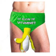Slip Banane "Le plein de Vitamines"