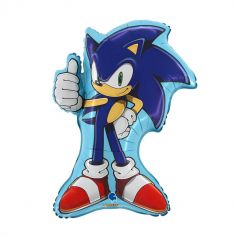 Ce ballon en aluminium à forme de Sonic sera l’attraction principale de l’anniversaire "Sonic the Hedgehog™" de votre enfant | jourdefete.com