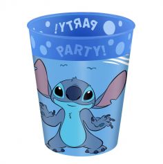 Optez pour ce gobelet réutilisable bleu pour l'anniversaire Stitch de votre enfant | jourdefete.com