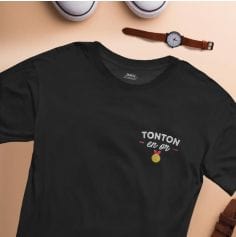 T-Shirt Affectif - Tonton en or - Collection Famille d'Amour - Taille au choix