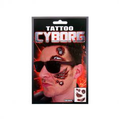 Tatouage temporaire adulte - Cyborg