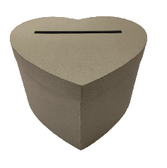 Urne en forme de cœur - 23 x 22 x 13 cm - Couleur au choix