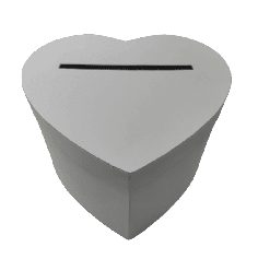 Urne en forme de cœur - 23 x 22 x 13 cm - Couleur au choix