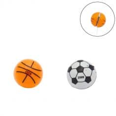 Un yoyo coloré aux motifs de ballon de sport à offrir aux enfants pour votre événement | jourdefete.com