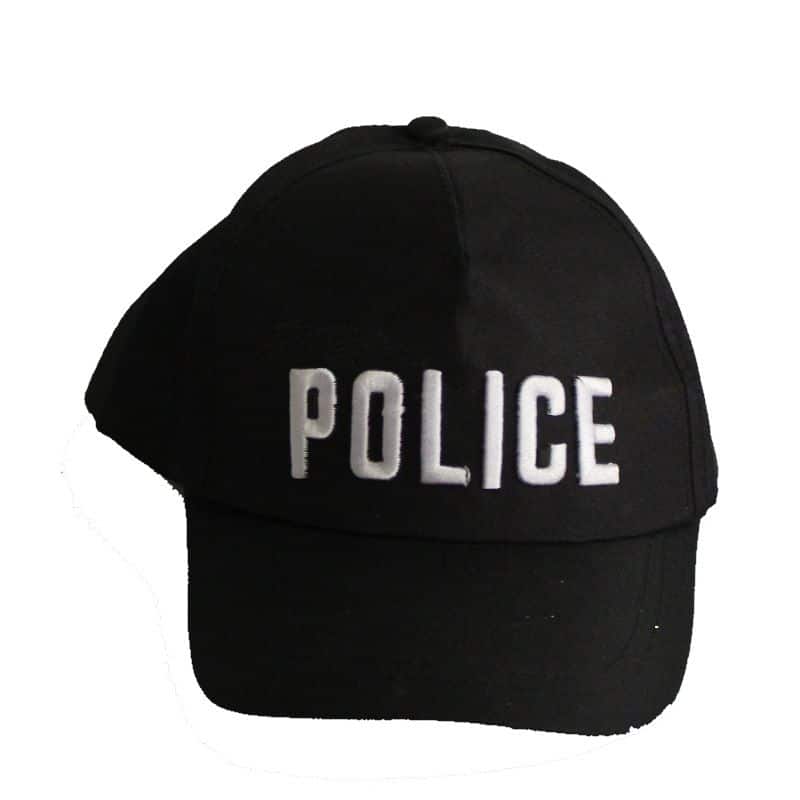 Casquette police noire : Deguise-toi, achat de Accessoires