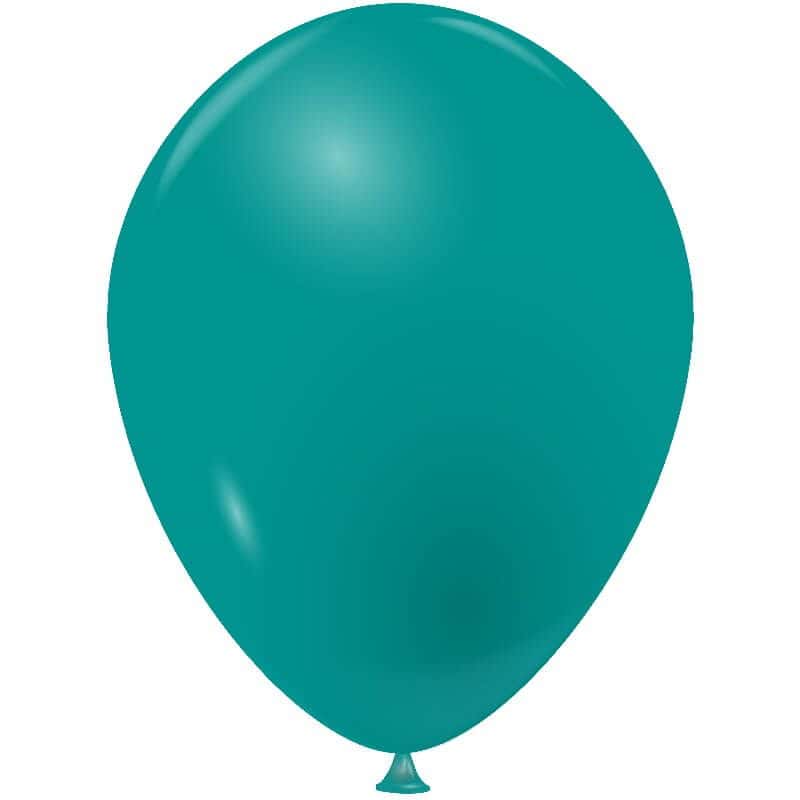8 Ballons Vert forêt 30cm