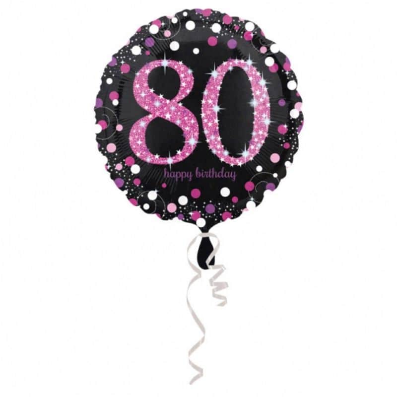 Ballons De Fête D'anniversaire Rose Anniversaire De Célébration