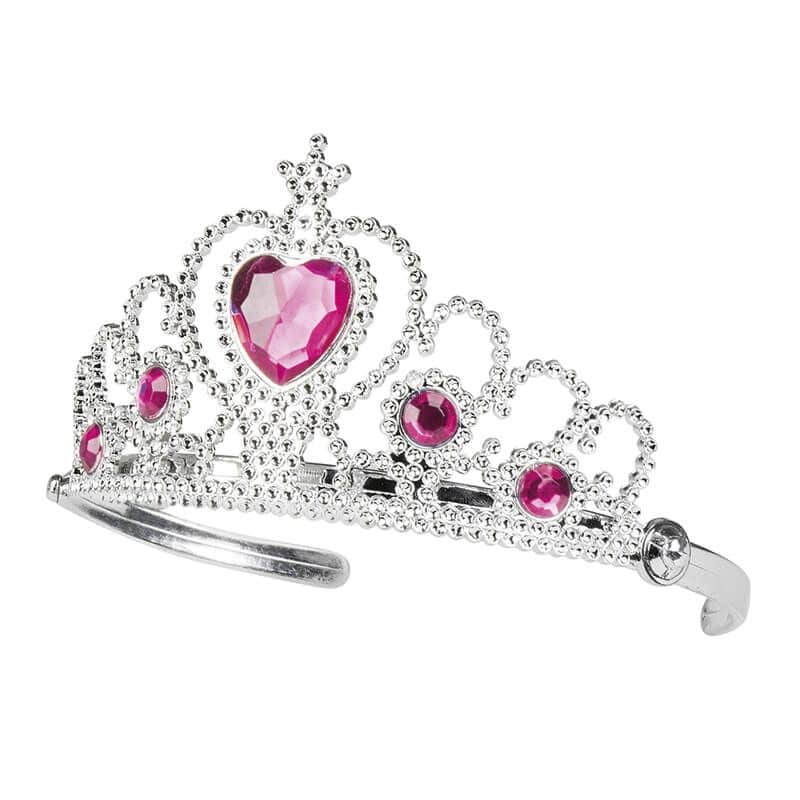 couronne déguisement anniversaire de princesse rose doré fille