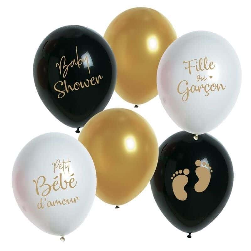 Sachet de 6 Ballons Baby Shower Fille ou Garçon - Jour de Fête - Gender  Reveal - Fille ou garçon ? - Baby Shower