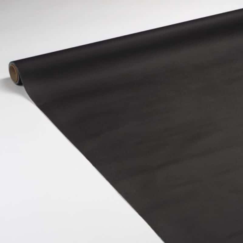Nappe en papier damassée 50 m x 1 m noir