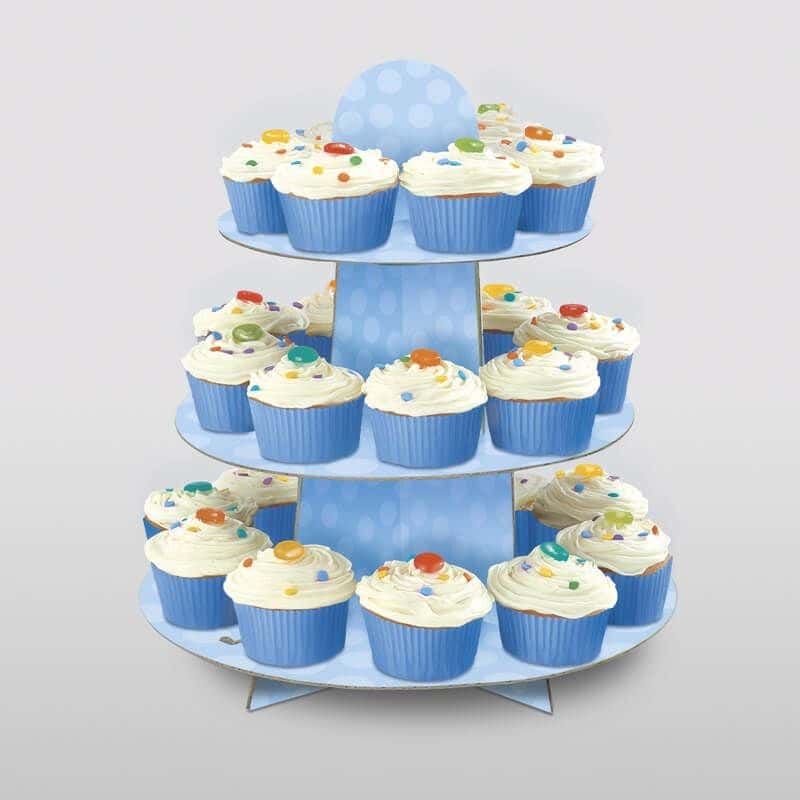 Fontaine des Glaces - Anniversaire Smiley Cupcake - Jour de Fête - Bougies  d'Anniversaire - Décoration