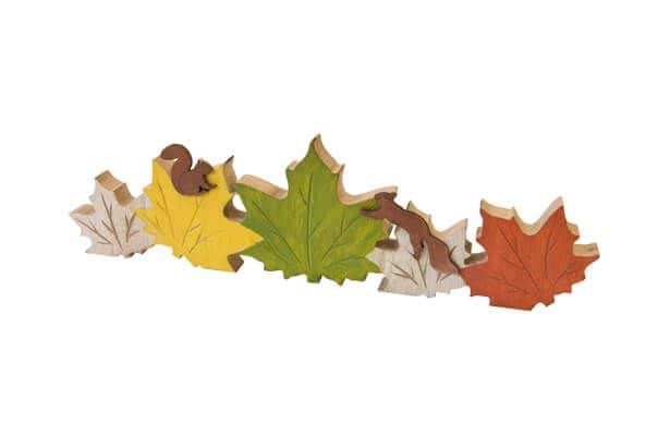 Home Accents Decorations - Écureuil animal sur tronc - décoration d'automne  
