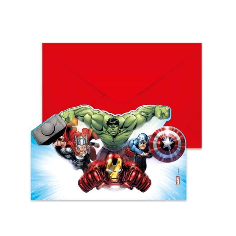 6 Cartes D Invitation Et Enveloppes En Carton Fsc Avengers Infinity Stones Jour De Fete Licences Et Themes Boutique Jour De Fete