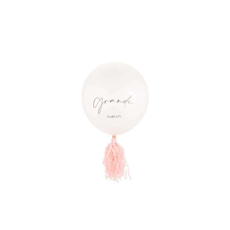 Ballon noeud Papillon rose 109cm : Ballons pour Baby Shower sur