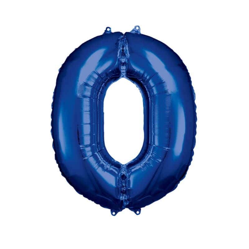 Ballon géant air - ballon chiffre bleu clair