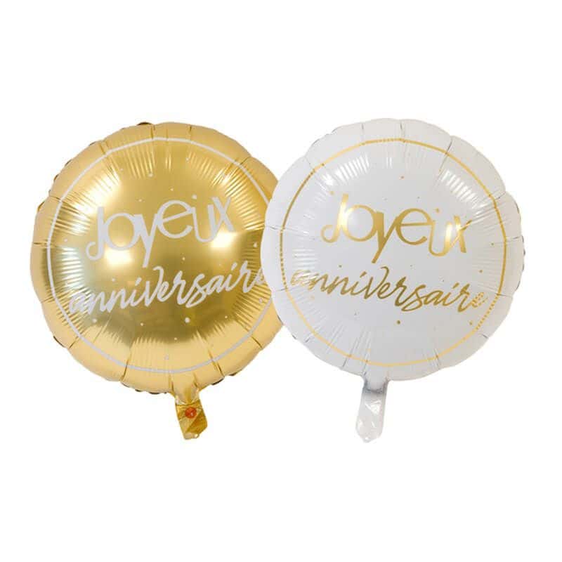 6 Ballons confettis or et argent - 30 cm - Jour de Fête - Noces d'Or et  d'Argent - Les Incontournables