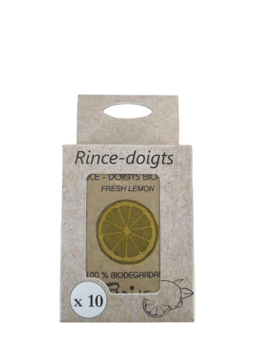 Lingettes rince-doigts Coin Tissu ®, lingettes COIN ® en pastille. 50  lingettes magiques COIN TISSU ®