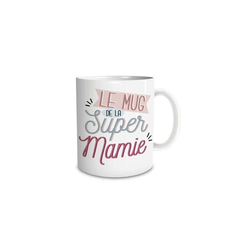 Mug Super Mamie - Fête des Grands-Mères - Mug-Cadeau