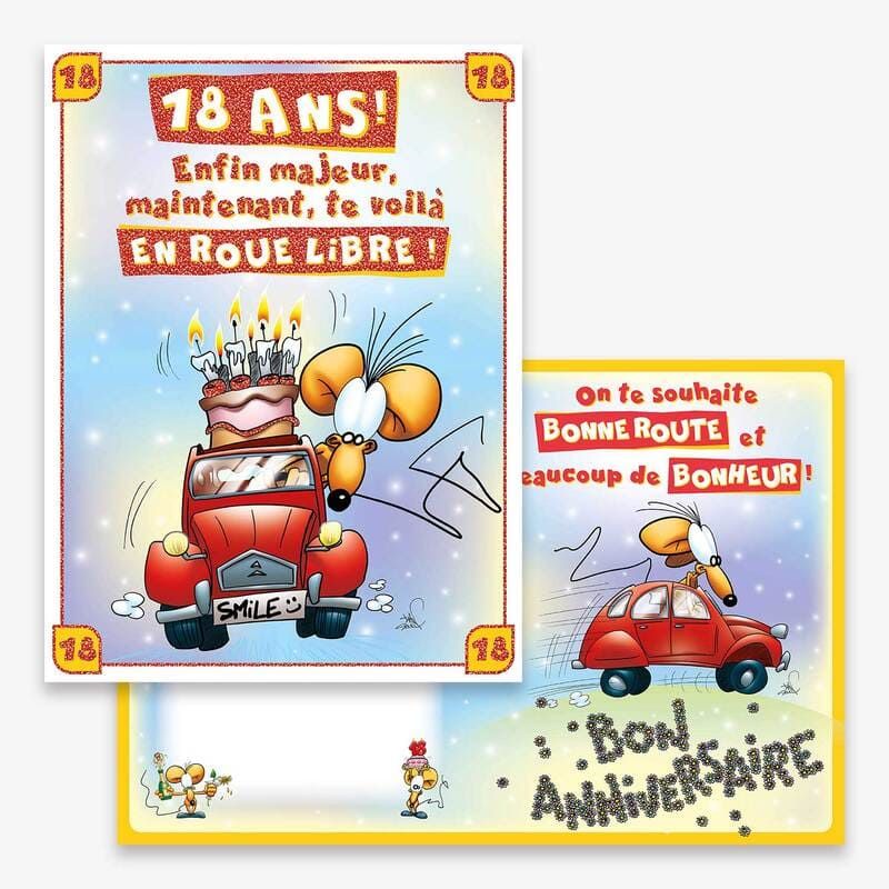 Carte anniversaire 30 ans grand format licorne xxl
