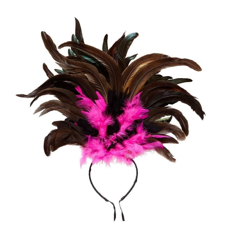 Coiffe plumes Comanche - Fête sur le thème du Festival Carnaval party de la  coiffure
