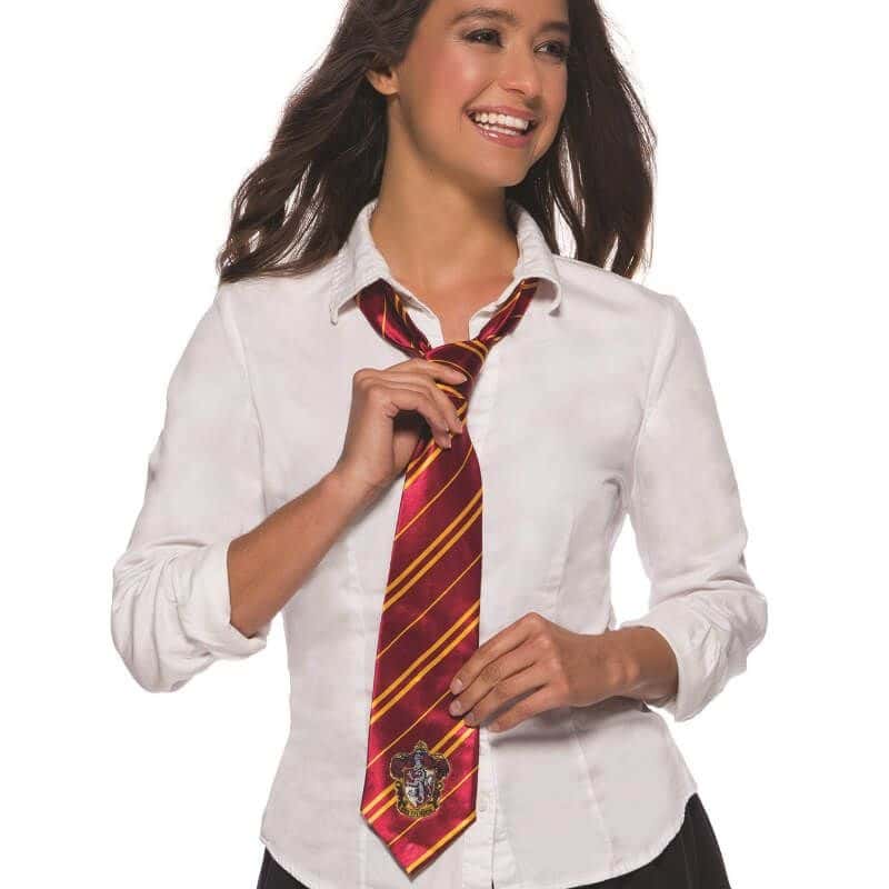 Cravate Poufsouffle 100% Soie - Harry Potter