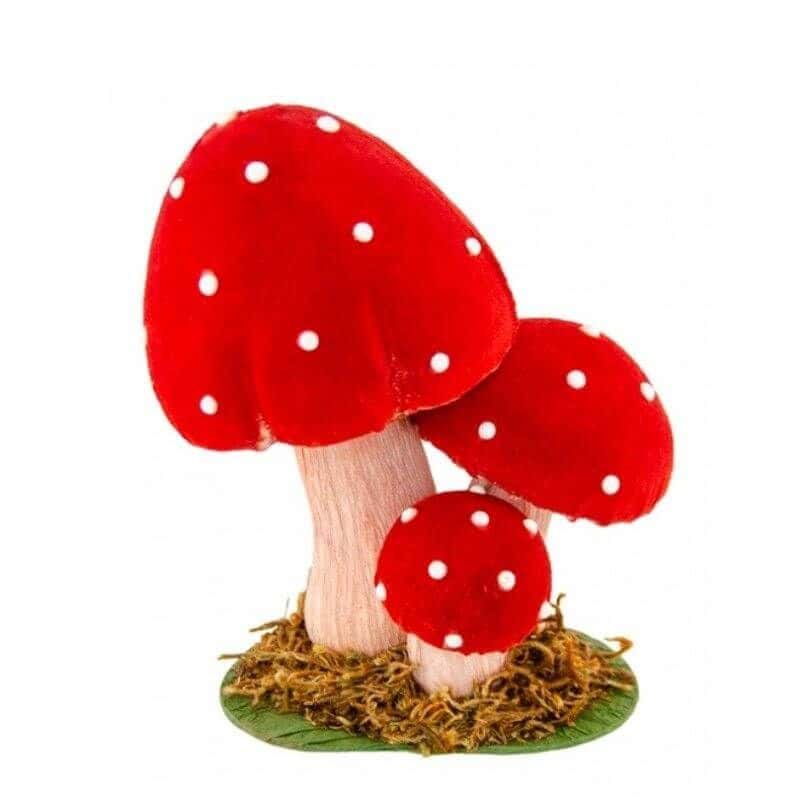 Décoration à poser champignon de taille moyenne