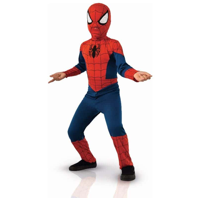 costume spiderman enfant 4-6 ans