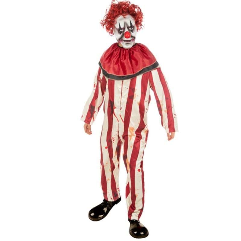 Déguisement enfant Clown horreur masque Halloween 7/10 ans