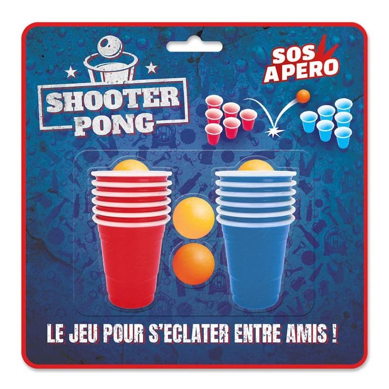 Clown Games Beer Pong 20 gobelets 6 balle