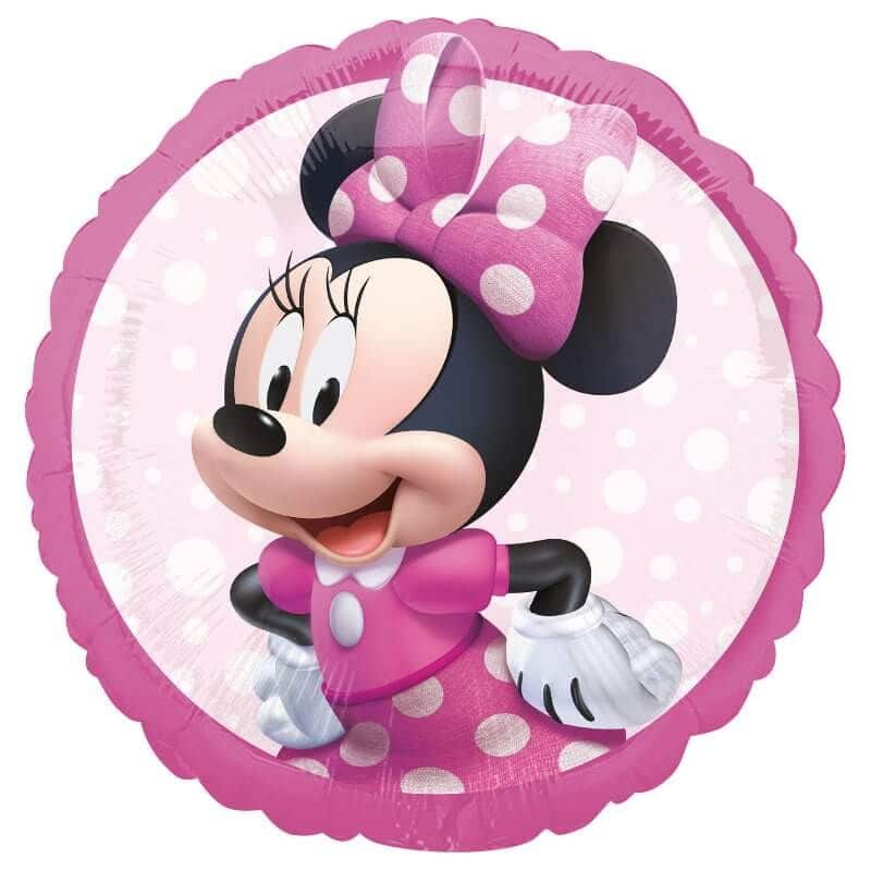 Ballons d'anniversaire Minnie Mouse - Âge : 2 ans - Thema de fête  d'enfants