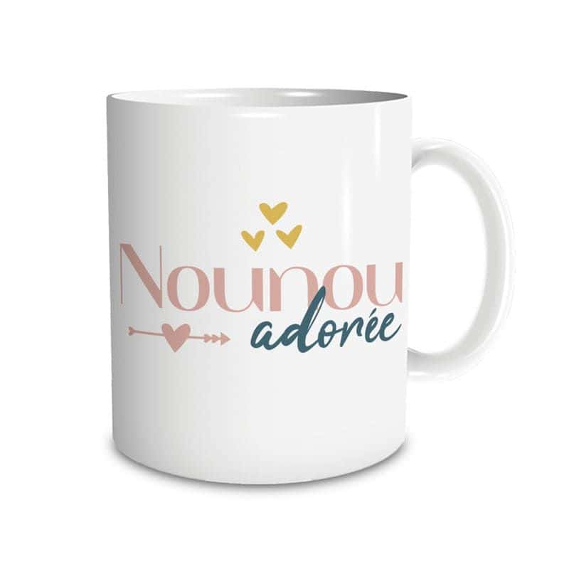 Mug Super nounou - Cadeau D'amour