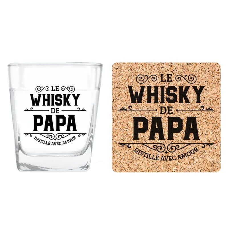 Verre à whisky Fête des Pères