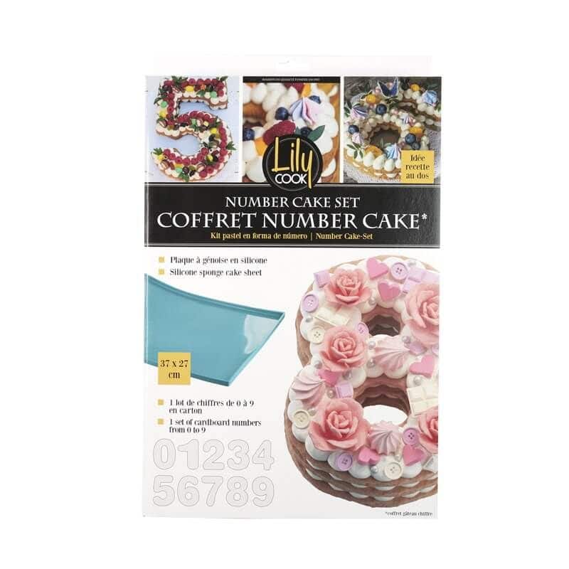 Coffret Number Cake - Jour de Fête - Accessoires pour pâtisserie -  Décoration