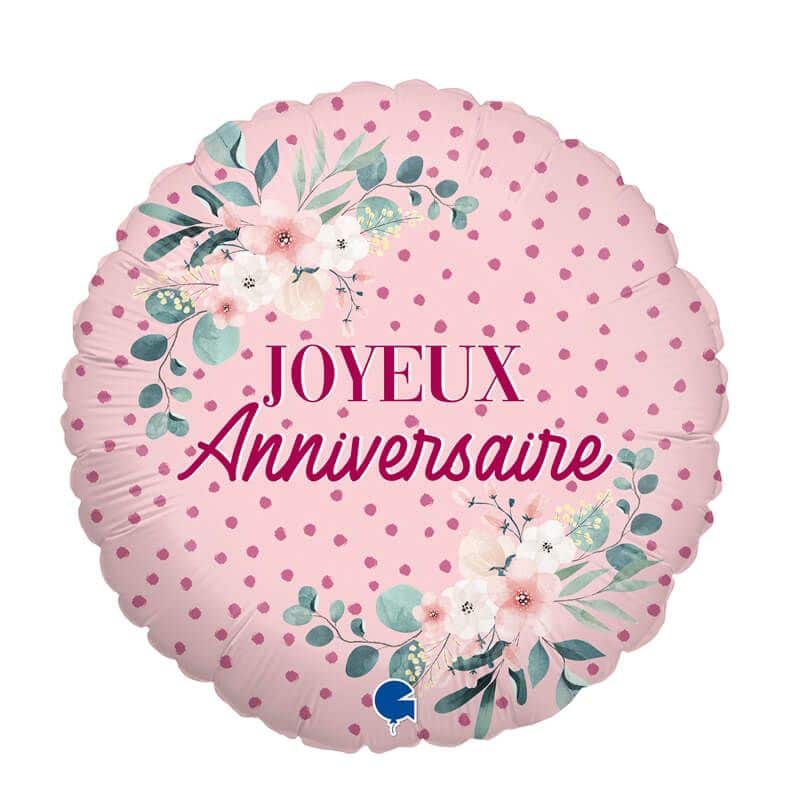 Ballon anniversaire Sticker Happy birthday 35cm : Chez Rentreediscount  Loisirs créatifs