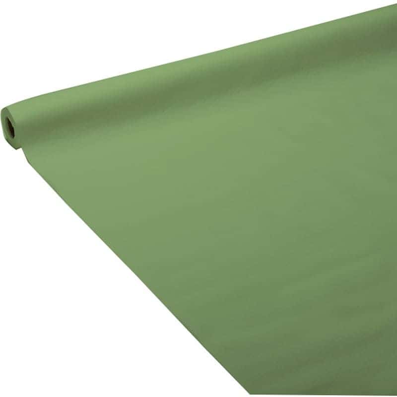 Nappe vert sapin rouleau jetable