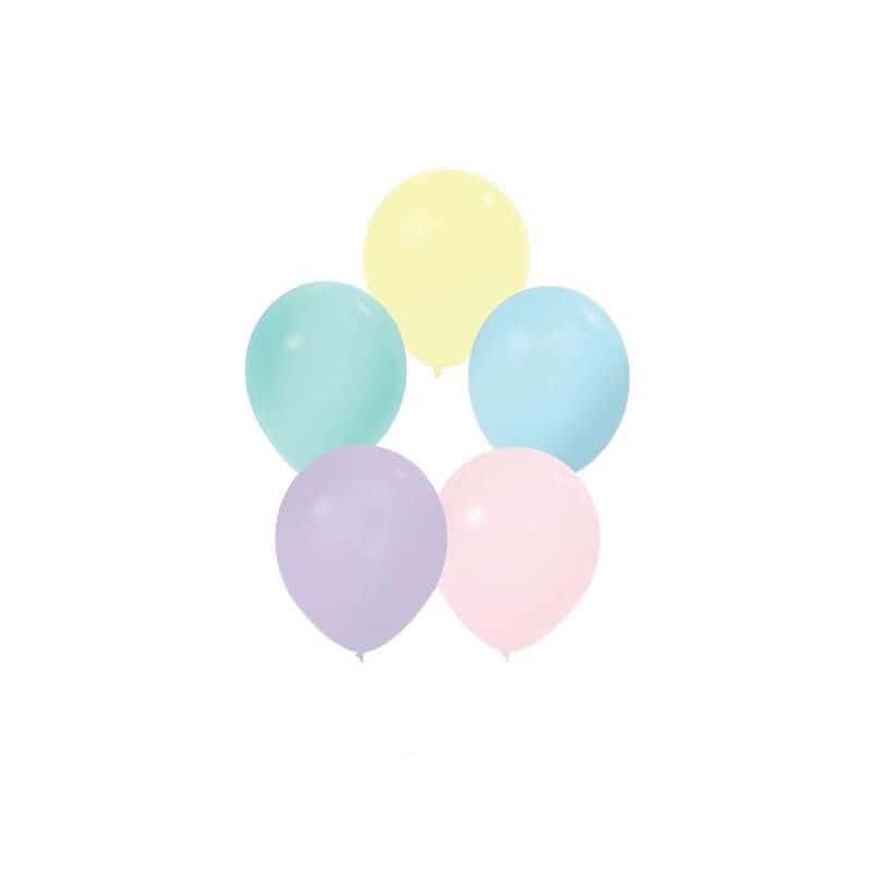 10 Ballons Pastels Nacrés: Blancs, Verts, Roses - Les Bambetises