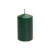 Bougie cylindrique de 10 cm couleur vert foncé | jourdefete.com