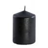 Bougie cylindrique de 10 cm couleur noire | jourdefete.com