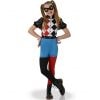 Déguisement Superhéro Girls Fille Harley Quinn - Taille au Choix
