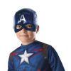 Demi masque en plastique pour enfant de Captain America™