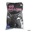 100 Ballons de Baudruche couleur noire