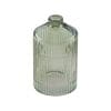 Craquez pour ce splendide vase en verre strié de couleur vert pour votre table | jourdefete.com