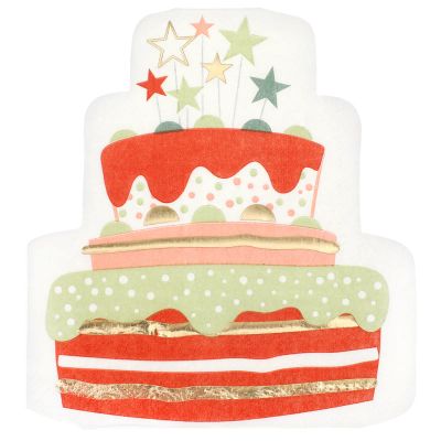 De jolies serviettes en forme de gâteau terracotta | jourdefete.com
